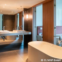 Marriott, Badewanne Hotelzimmer